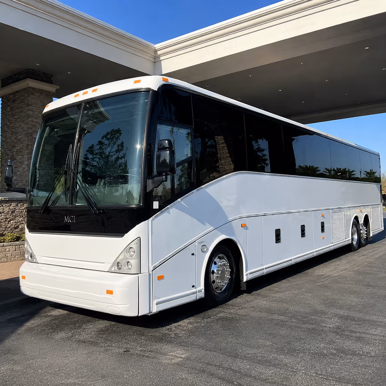 charter bus rentals airport transfers at piedmont triad international airport gso