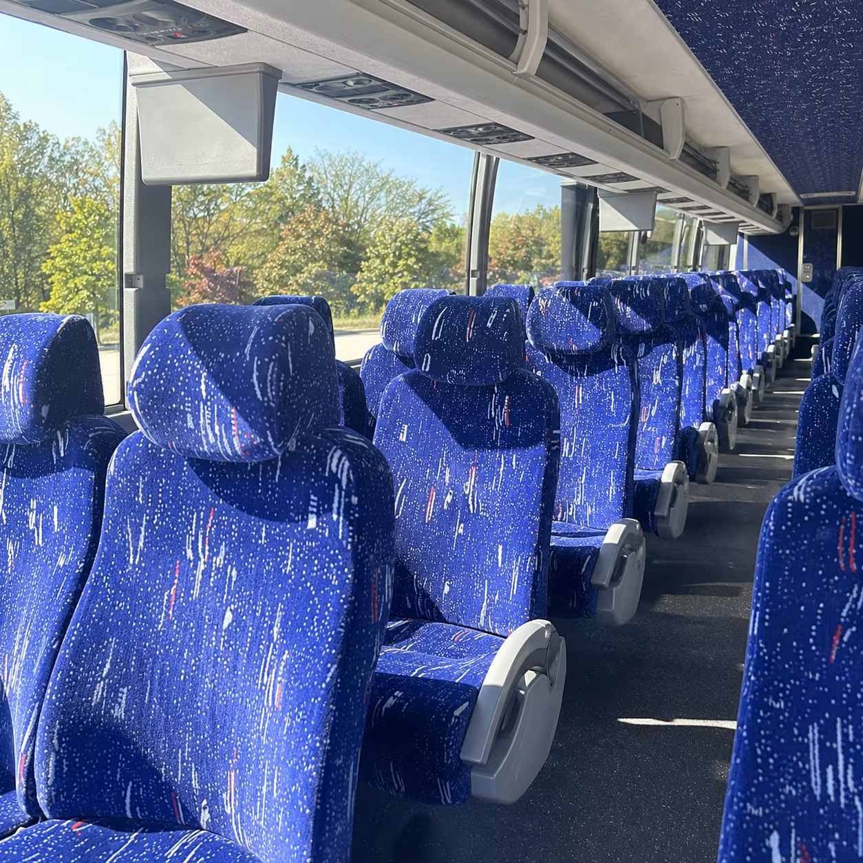 greensboro charter bus interior gallery