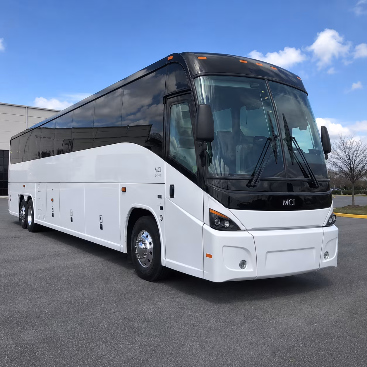 greensboro charter bus services exterior
